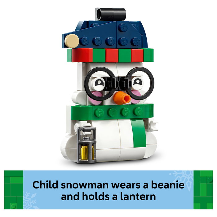 LEGO Adornos de Muñecos de Nieve 40812