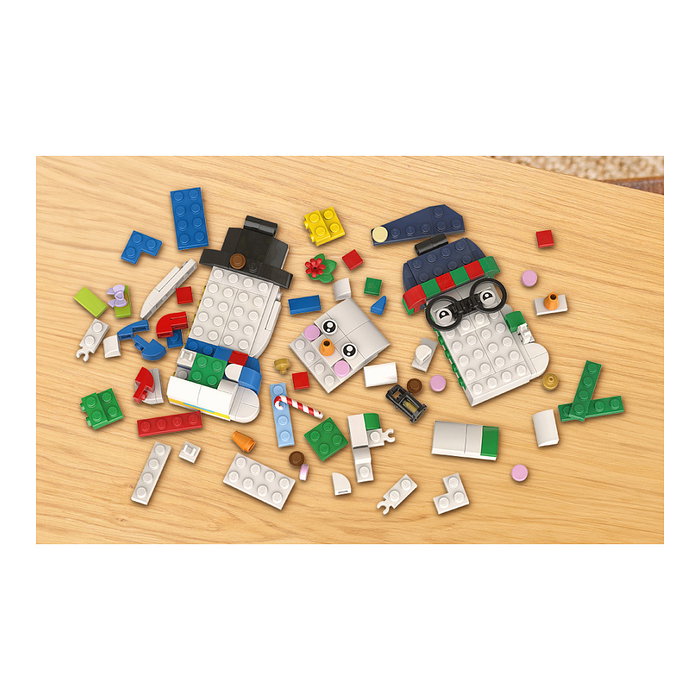 LEGO Adornos de Muñecos de Nieve 40812