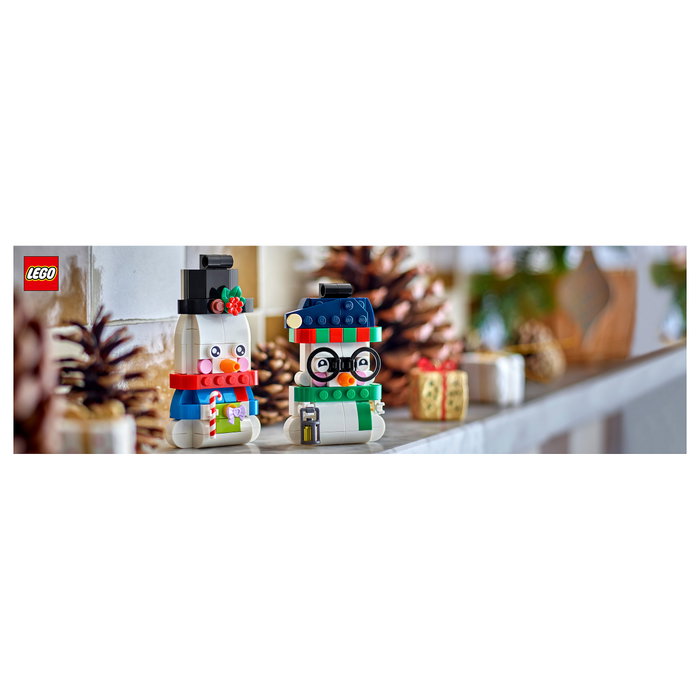 LEGO Adornos de Muñecos de Nieve 40812