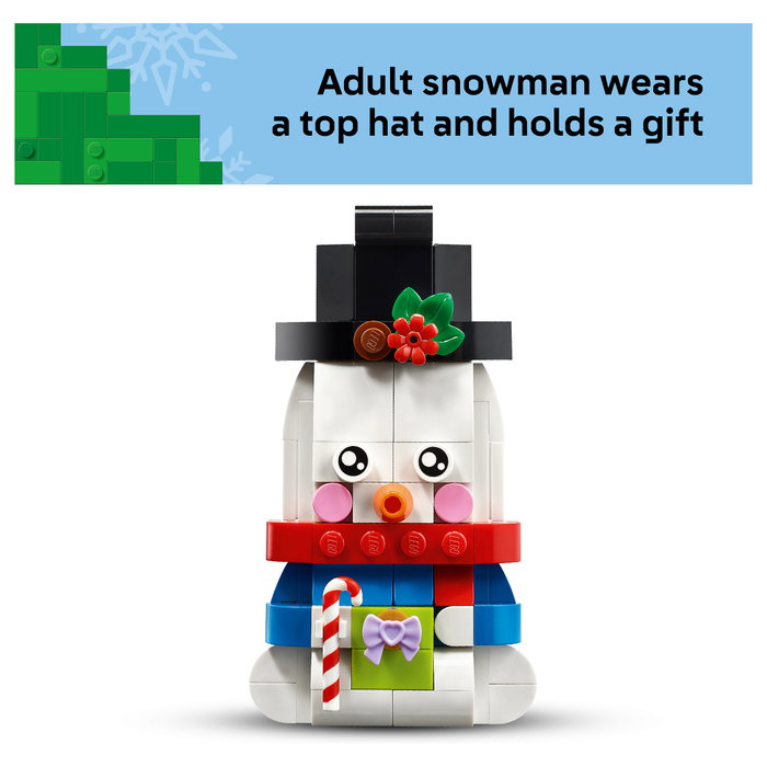 LEGO Adornos de Muñecos de Nieve 40812