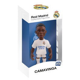 Minix Figura Coleccionable de 12 cm - Eduardo Camavinga (Real Madrid) - PVC y ABS, Licencia Oficial