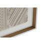 DKD Home Decor Cuadro Lienzo Yute 3D Surtido de 2 Unidades