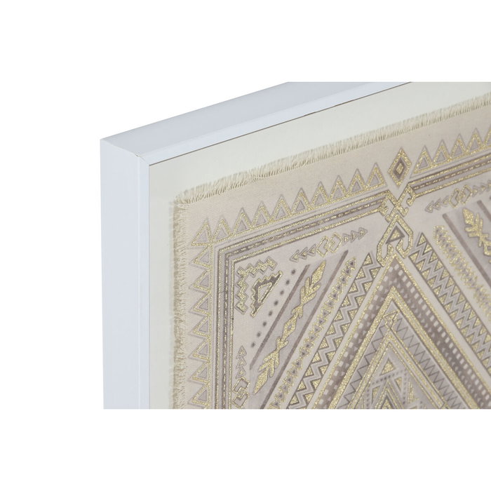 DKD Home Decor Cuadro Lienzo Yute 3D Surtido de 2 Unidades