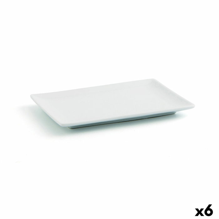 Quid Tapa Ahumados Porcelana Gastro Fun 20x13x2 cm (6 Unidades) inevitable