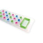Intex Colchoneta 18 Vasos transparentes 188x71 cm