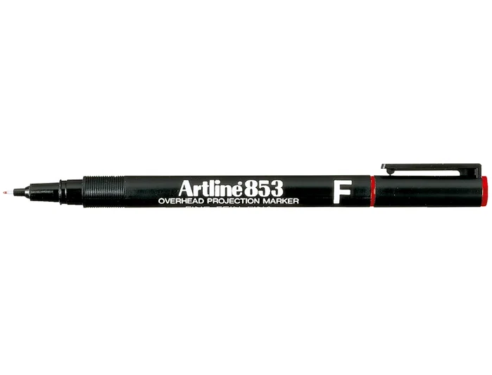 Artline Rotulador de retroproyección EK-853 Rojo Punta Redonda 0,5 mm Per-manente