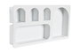 DKD Home Decor Estanteria de Pared Moderna Blanca 59 x 7 x 29 cm