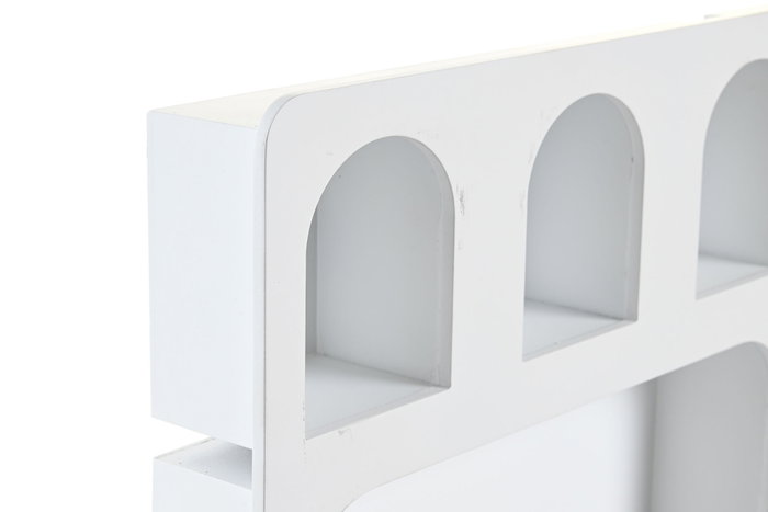 DKD Home Decor Estanteria de Pared Moderna Blanca 59 x 7 x 29 cm