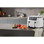 Ninja Foodi MAX AF400EUWH Freidora de Aire de Doble Zona, 9,5 L, Blanca