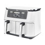 Ninja Foodi MAX AF400EUWH Freidora de Aire de Doble Zona, 9,5 L, Blanca
