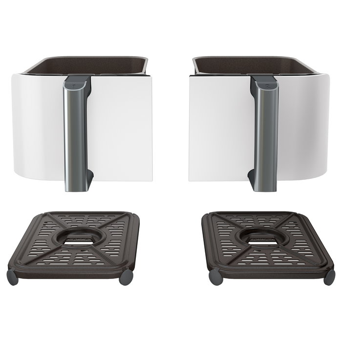 Ninja AF400EU Freidora de Aire Caliente Doble Zona 9,5L Color Blanco Ninja AF400EU Freidora de Aire Caliente Doble Zona 9,5L Color Blanco