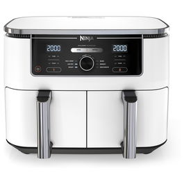Ninja AF400EU Freidora de Aire Caliente Doble Zona 9,5L Color Blanco