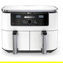 Ninja AF400EU Freidora de Aire Caliente Doble Zona 9,5L Color Blanco
