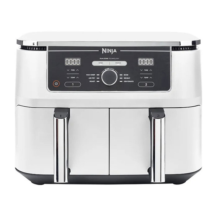 Ninja AF400EU Freidora de Aire Caliente Doble Zona 9,5L Color Blanco Ninja AF400EU Freidora de Aire Caliente Doble Zona 9,5L Color Blanco