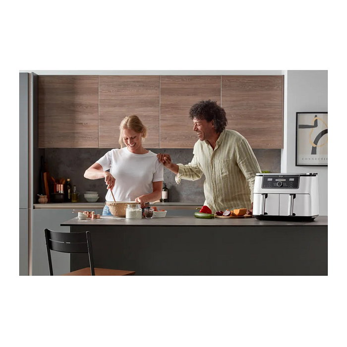 Ninja AF400EU Freidora de Aire Caliente Doble Zona 9,5L Color Blanco Ninja AF400EU Freidora de Aire Caliente Doble Zona 9,5L Color Blanco