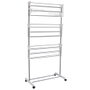 Je cherche une Idee Tendedero 3 Niveles Plegable con Ruedas, 16 Metros de Capacidad, Ideal para Ahorrar Espacio