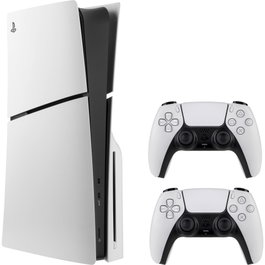 Sony PlayStation 5 Slim Disc Edition 1 TB con 2 Mandos DualSense