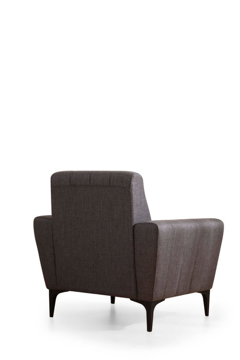 Atelier Del Sofa Sofá de 1 Plaza Hamlet Dark Grey, Comodidad y Estilo para tu Hogar, 90x95x77 cm