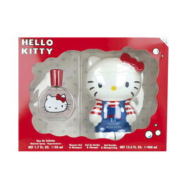 Hello Kitty Set Colonia + Gel Ducha Lote 2pz Floral Frutal Eau de Toilette 50ml + Gel Ducha 400ml