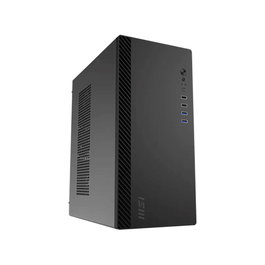 MSI Caja Ordenador PRO SHIELD M100P Mid-Tower, Compatible con Micro-ATX y Mini-ITX, para Oficina, Profesional o Gaming Básico