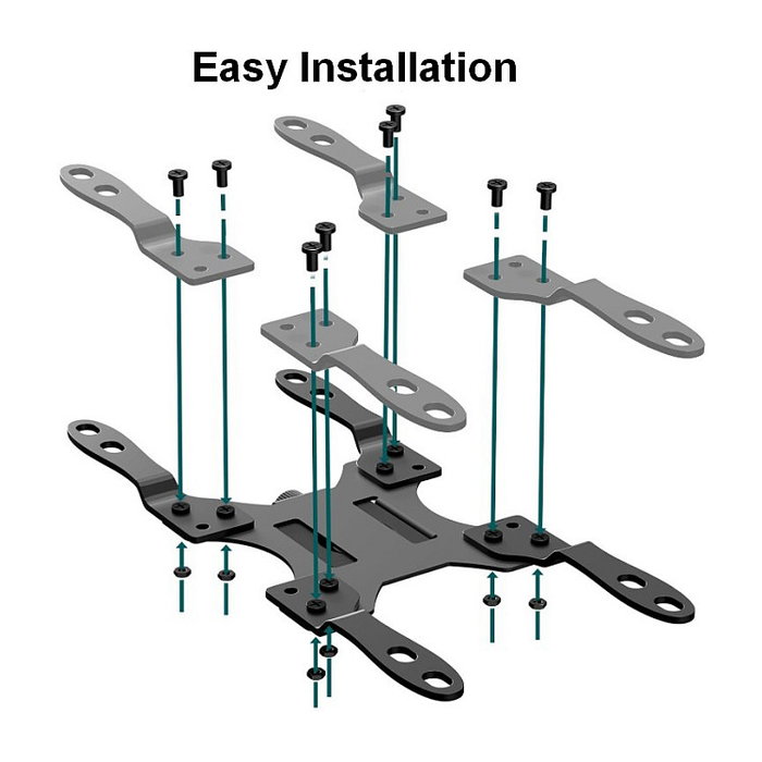Equip 650150 Adaptador VESA para Monitor 23-42 Pulgadas, 30 kg, Negro, Acero Inoxidable Equip 650150 Adaptador VESA para Monitor 23-42 Pulgadas, 30 kg, Negro, Acero Inoxidable