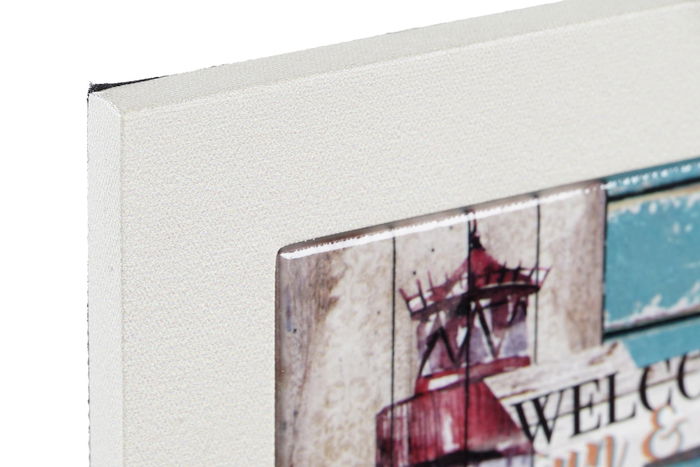 DKD Home Decor Perchero Mediterraneo Multicolor 7 x 26 x 40 cm (4 Unidades)