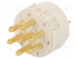HARTING Conector M23 Macho de 7 Pines para Soldar
