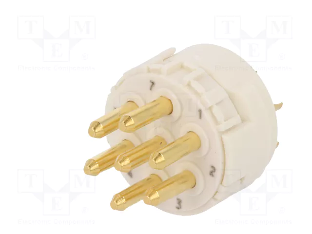 HARTING Conector M23 Macho de 7 Pines para Soldar