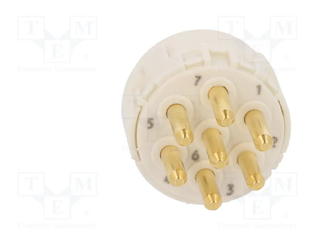 HARTING Conector M23 Macho de 7 Pines para Soldar
