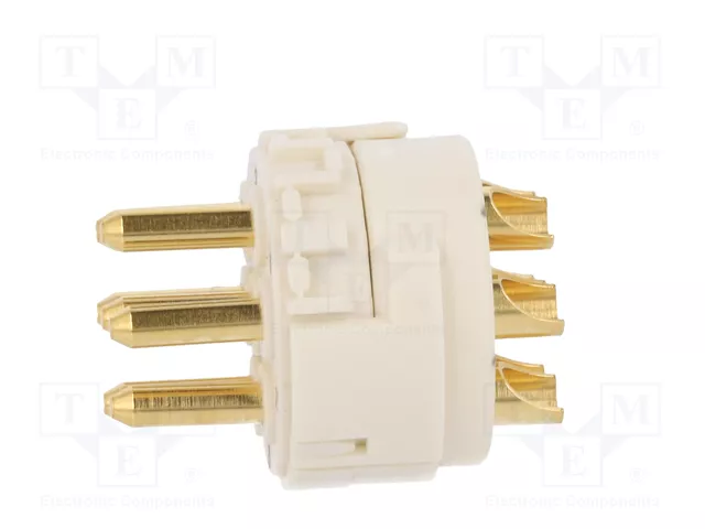 HARTING Conector M23 Macho de 7 Pines para Soldar