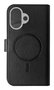 Celly WALLYMAG Funda cartera con imitación piel compatible con MagSafe para Apple iPhone 17, 16 cm (6.3"), Negro, resistente a rayones, con soporte y 3 bolsillos para tarjetas
