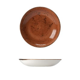 Steelite Craft Terracota Bol Coupe 13 cm - Bol de Vitro Porcelana para Vajilla (Set de 24)