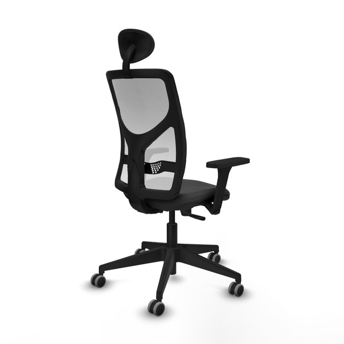 PIQUERAS Y CRESPO Silla de oficina Motilla con mecanismo Sincro, Gris oscuro y Blanco PIQUERAS Y CRESPO Silla de oficina Motilla con mecanismo Sincro, Gris oscuro y Blanco