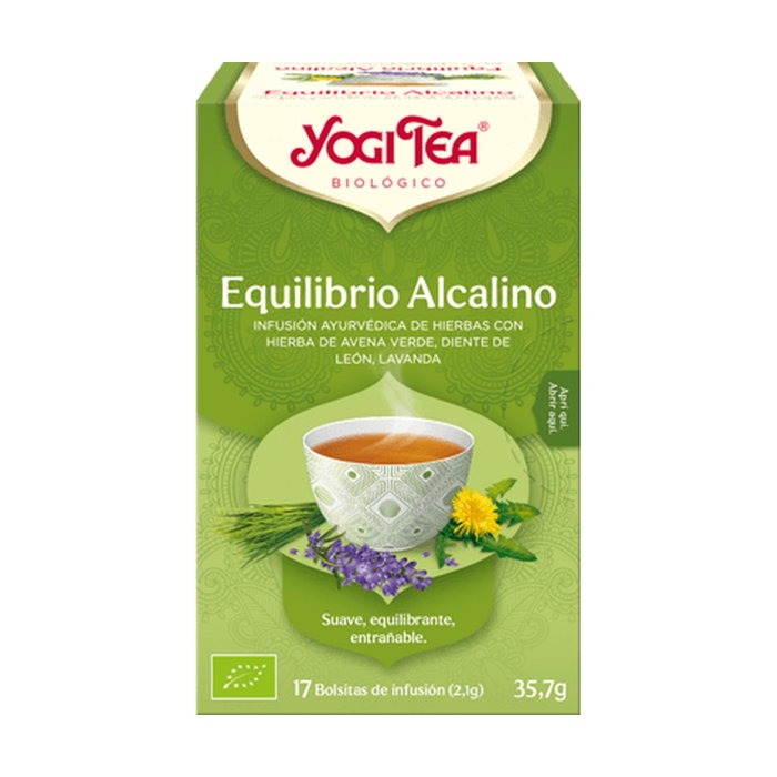 Yogi Tea Infusión Equilibrio Alcalino 17 bolsitas infusoras Yogi Tea Infusión Equilibrio Alcalino 17 bolsitas infusoras