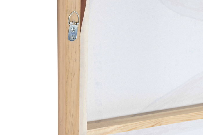 DKD Home Decor Cuadro de Madera y Lienzo Abstracto Surtido de 2 Piezas