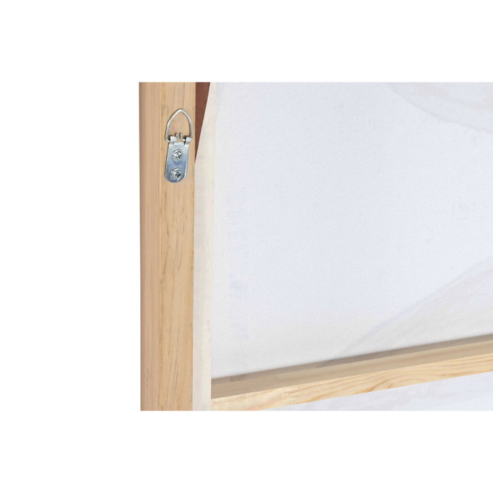 DKD Home Decor Cuadro de Madera y Lienzo Abstracto Surtido de 2 Piezas