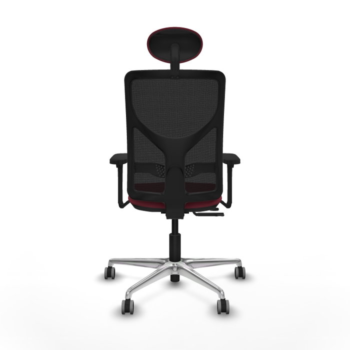 PIQUERAS Y CRESPO Silla de oficina Motilla con mecanismo Sincro/Traslack, Granate y Negro PIQUERAS Y CRESPO Silla de oficina Motilla con mecanismo Sincro/Traslack, Granate y Negro