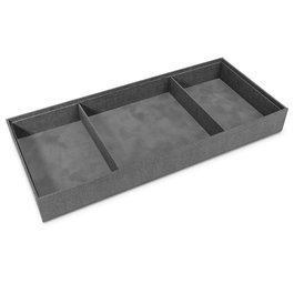 HERRAJES ALK Bandeja Universal 194X432Mm H49 Terciopelo Antracita para Cajón