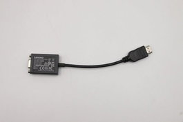 Lenovo Adaptador de Monitor HDMI a VGA, Convierte Señales HDMI a VGA, Soporta Resolución 1080p