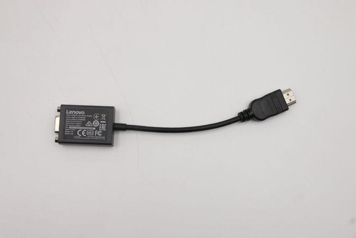Lenovo Adaptador de Monitor HDMI a VGA, Convierte Señales HDMI a VGA, Soporta Resolución 1080p Lenovo Adaptador de Monitor HDMI a VGA, Convierte Señales HDMI a VGA, Soporta Resolución 1080p