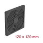DeLOCK 67313 Rejilla del ventilador con filtro de polvo 120 x 120 mm Negro