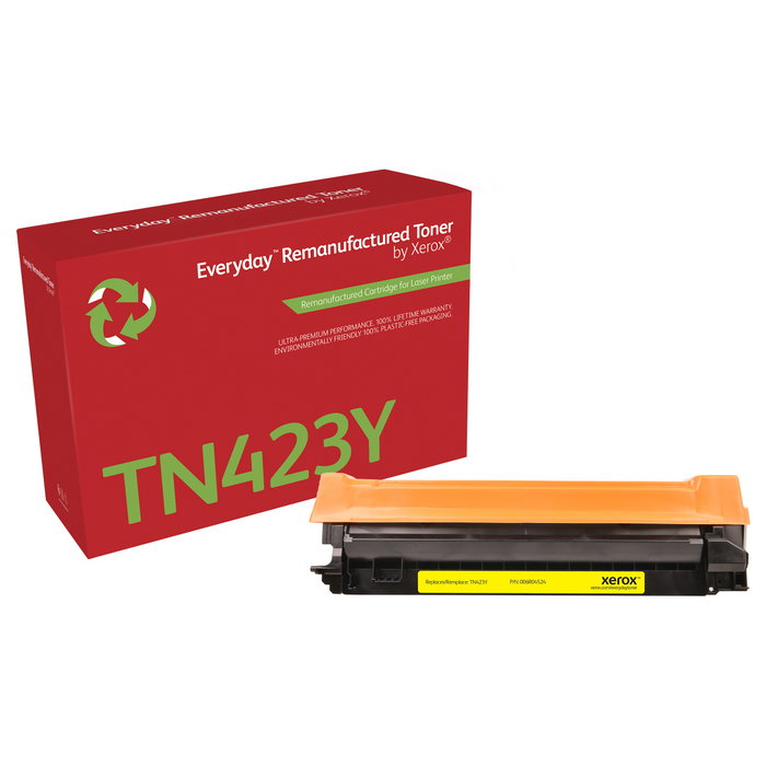 Xerox Tóner Everyday Amarillo Remanufacturado para Brother TN423Y Xerox Tóner Everyday Amarillo Remanufacturado para Brother TN423Y