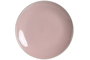 DKD Home Decor Juego de 6 Platos Llanos de Gres Esmaltado Rosa