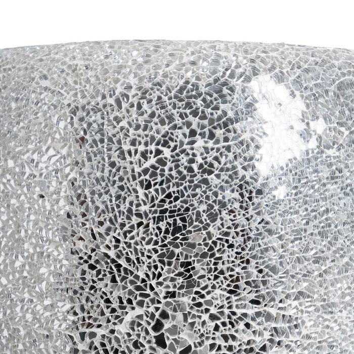 Jarrón Blanco Fibra de Vidrio Decoración 34 X 34 X 127 cm Jarrón Blanco Fibra de Vidrio Decoración 34 X 34 X 127 cm