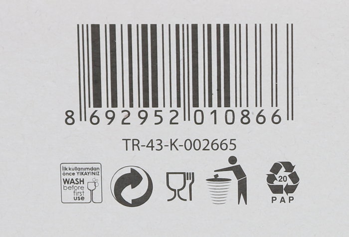 Adora Set 6 Chupitos 80 cc Medidas 5x5x6 cm (12 Cajas)