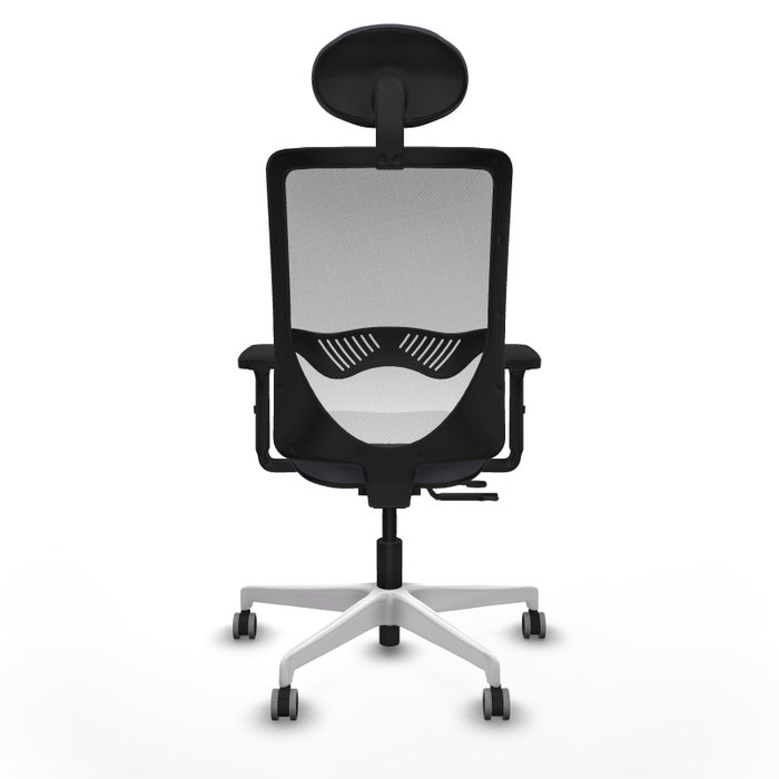 PIQUERAS Y CRESPO Silla de oficina Zulema con mecanismo Sincro/Traslack, Gris oscuro y Blanco PIQUERAS Y CRESPO Silla de oficina Zulema con mecanismo Sincro/Traslack, Gris oscuro y Blanco