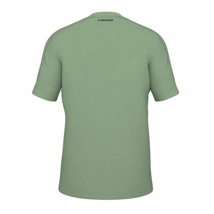 Camiseta Deportiva de Manga Corta Head Play Tech Uni Verde Claro Tenis