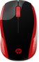HP Ratón Inalámbrico 200 Rojo Imperial
