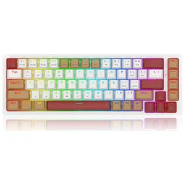 Redragon Rammus K677WLR-RGB-PRO Teclado Mecánico Inalámbrico 68 Teclas RGB Layout Polaco