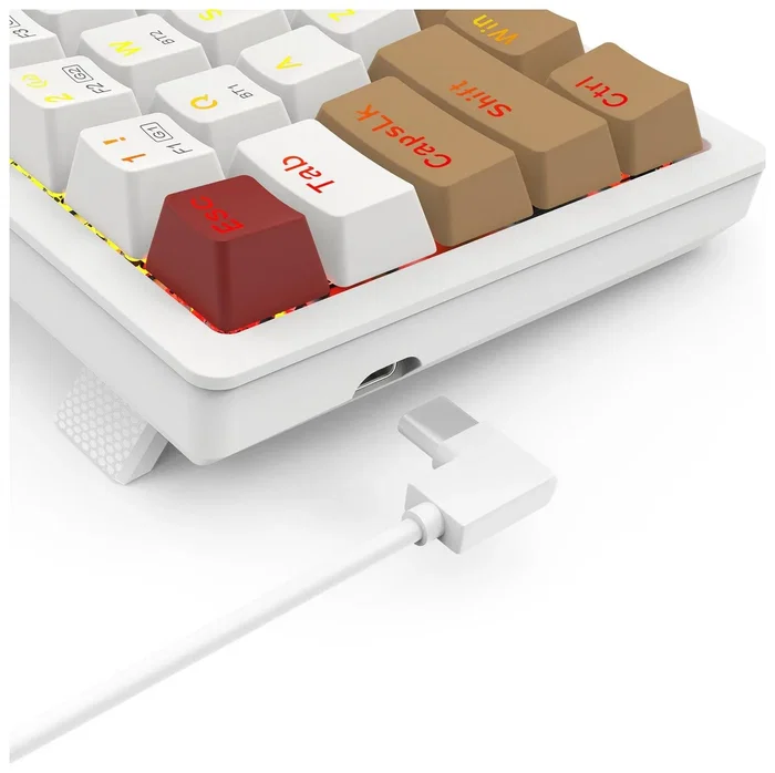Redragon Rammus K677WLR-RGB-PRO Teclado Mecánico Inalámbrico 68 Teclas RGB Layout Polaco
